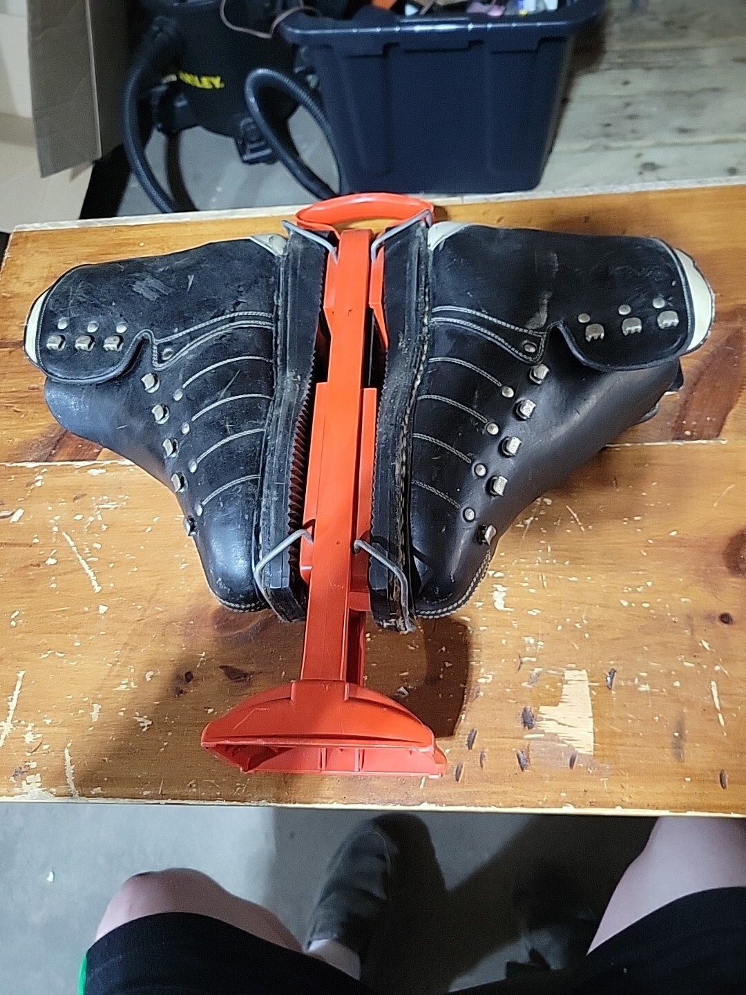 SALOMON Scarponi da sci Koflach Austria vintage anni 60 bella forma con supporto uomo 9 5