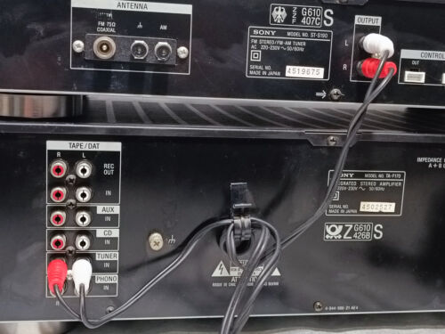 Sony TA-F170 HiFi Stereo Verstärker Amplifier Digital Tuning AM/FM Radio ST-S190 - Bild 5 von 8