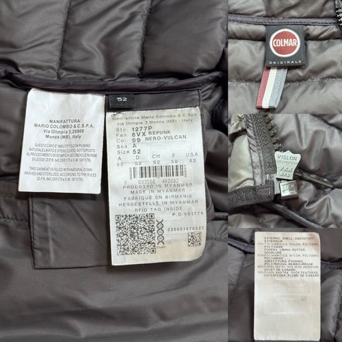 Colmar Herren Daunenjacke Full Zip Schwarz Gr:52 - Bild 5 von 6