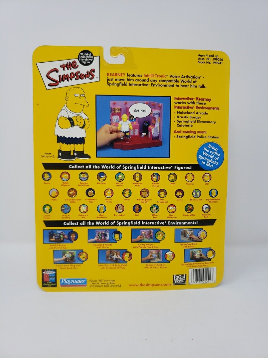 PLAYMATES THE SIMPSONS KEARNEY ACTION FIGURE | eBay