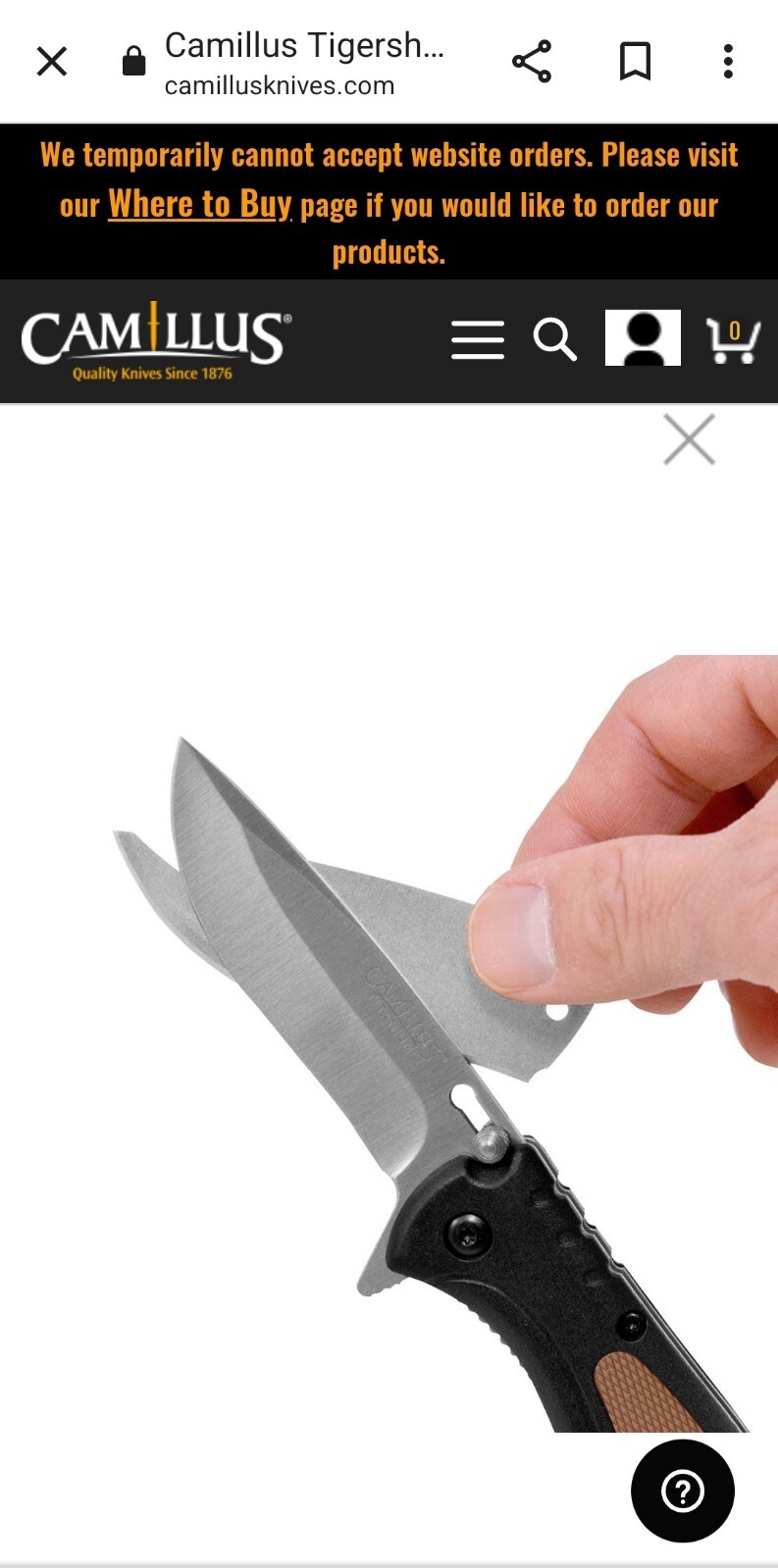 CAMILLUS TIGERSHARP REPLACEMENT BLADES, 4 PK STRAIGHT FOR 19131 Knife Replace2