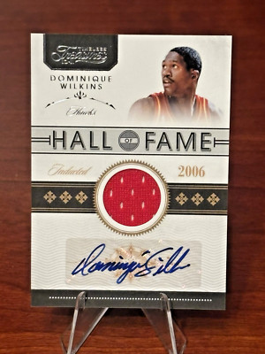 2010 Panini	Timeless Treasures Patch Auto Hawks Dominique Wilkins #'d /25