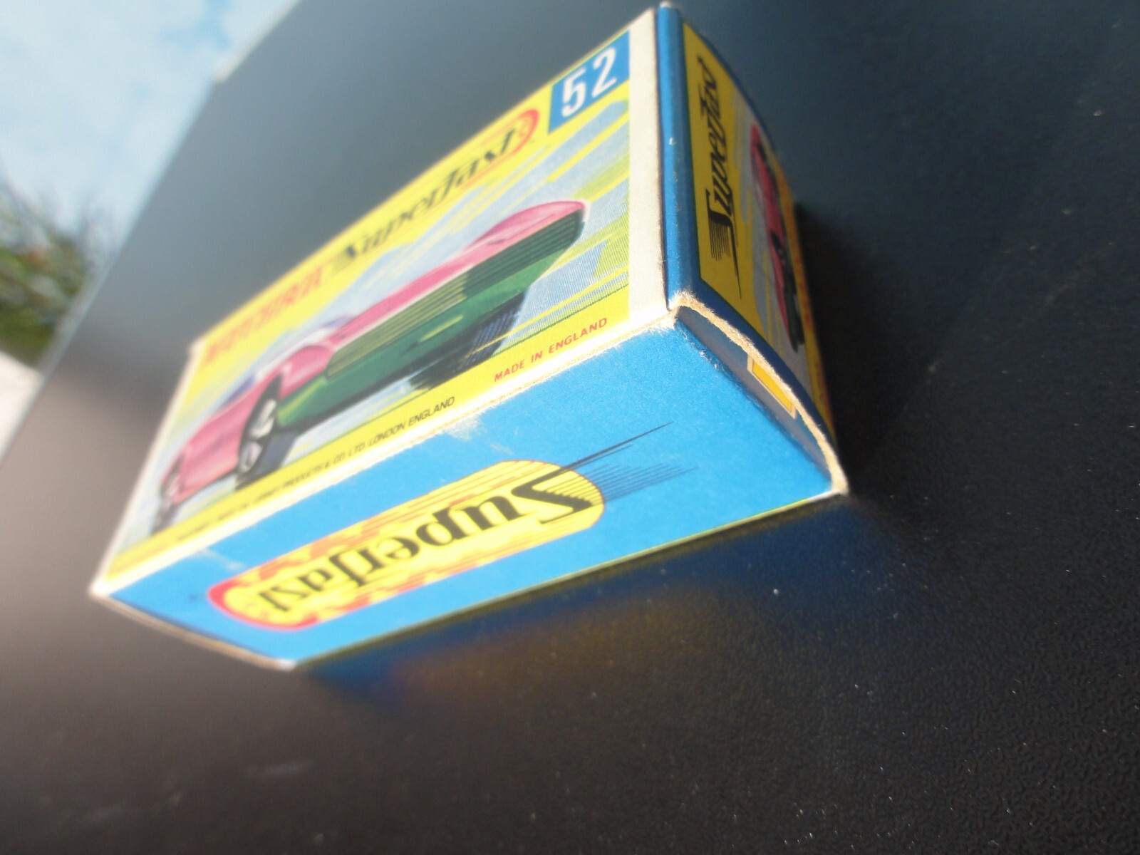 2 Motori Matchbox Superfast N. 48 Red Rider Dodge Charger - Serie Cosmic Blues - 1972