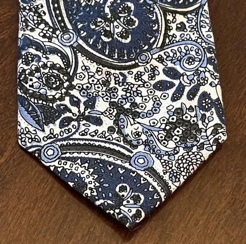 Alana Style Of New Era Blue 100% Cotton Men’s Neck Tie Made In China - product listing photo