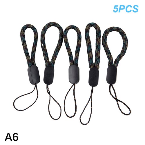 5Pcs Hand Wrist Lanyard String Short Grip Lanyard Mobile Phone Strap Keychain - Zdjęcie 10 z 18
