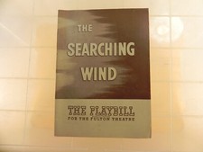 The Playbill - 1944 - for The Fulton Theatre - The Searching Wind