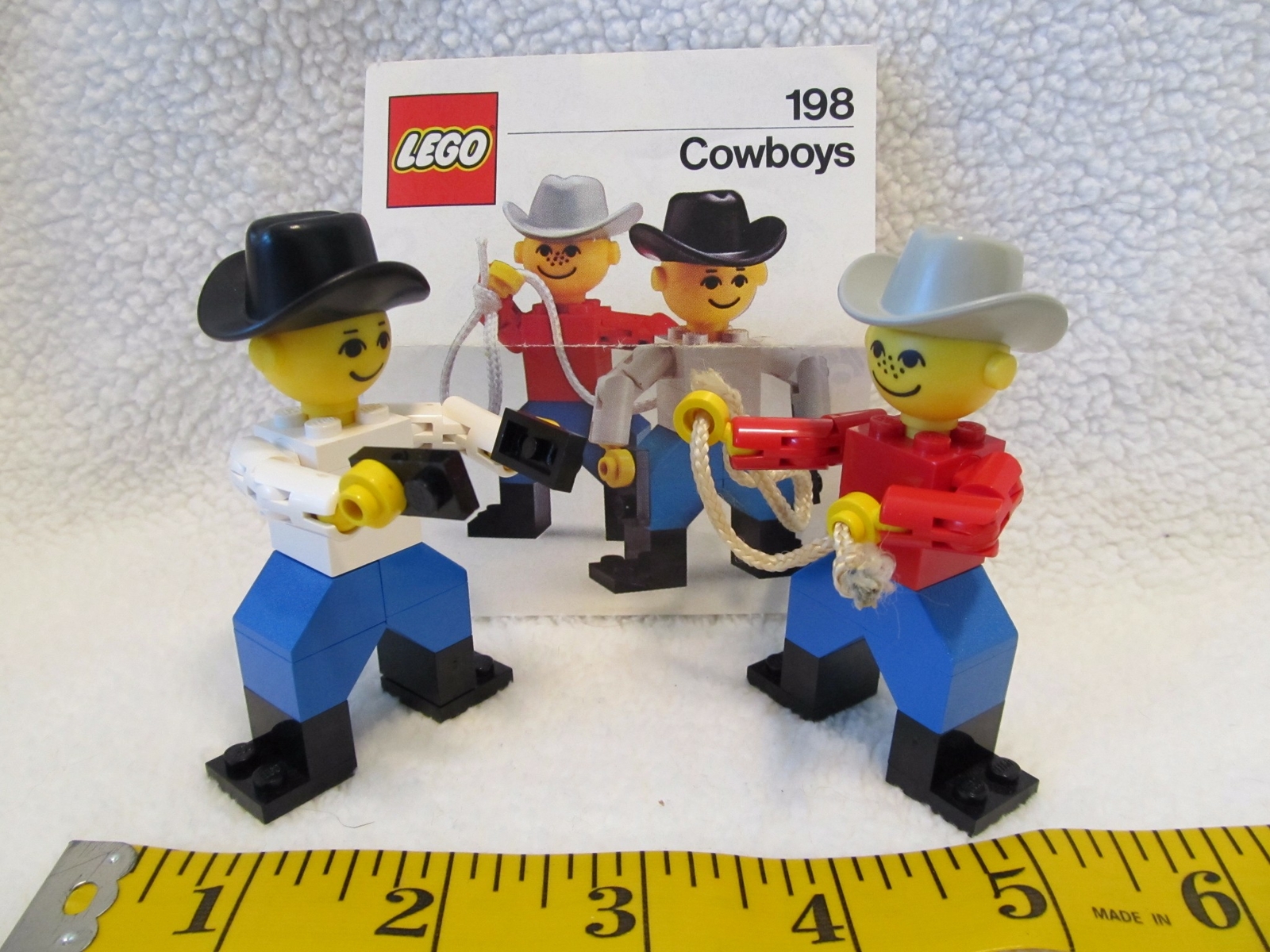 Vintage LEGO Cowboys 198 100% Complete Original Box & Instructions Lego Rare Vintage LEGO Cowboys 198 100% Complete Original Box & Instructions Lego Rare