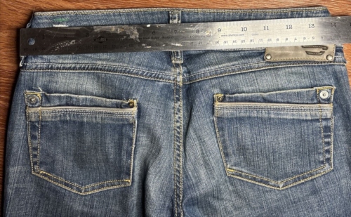 Diesel Damen Ronhar Schlagjeans W27 L32 blau Baumwolle NS05 - Bild 6 von 6