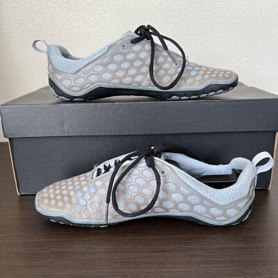 Vivobarefoot Terra Plana Minimalist Shoes Grey Blue Women's Size