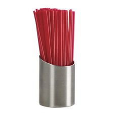 Cal-Mil 4302 2" Dia. x 2.75"H Stainless Steel Stir-Stick Holder - 4 Doz