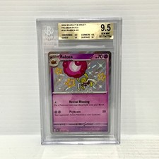 Rabsca 163/091 - Paldean Fates - Graded Pokemon Card - BGS 9.5 (PSA 10)
