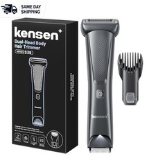 Cordless Electric Body Shaver with Ceramic Blades 100-Minute Runtime