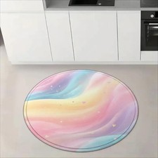 140cm 140cm1 Flannel Floor Mat, Wedding Anniversary Celebration Theme, Goddess F