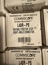 COMMSCOPE Andrew L4DR-PS  Din Male Positive Stop Right Angle Connector