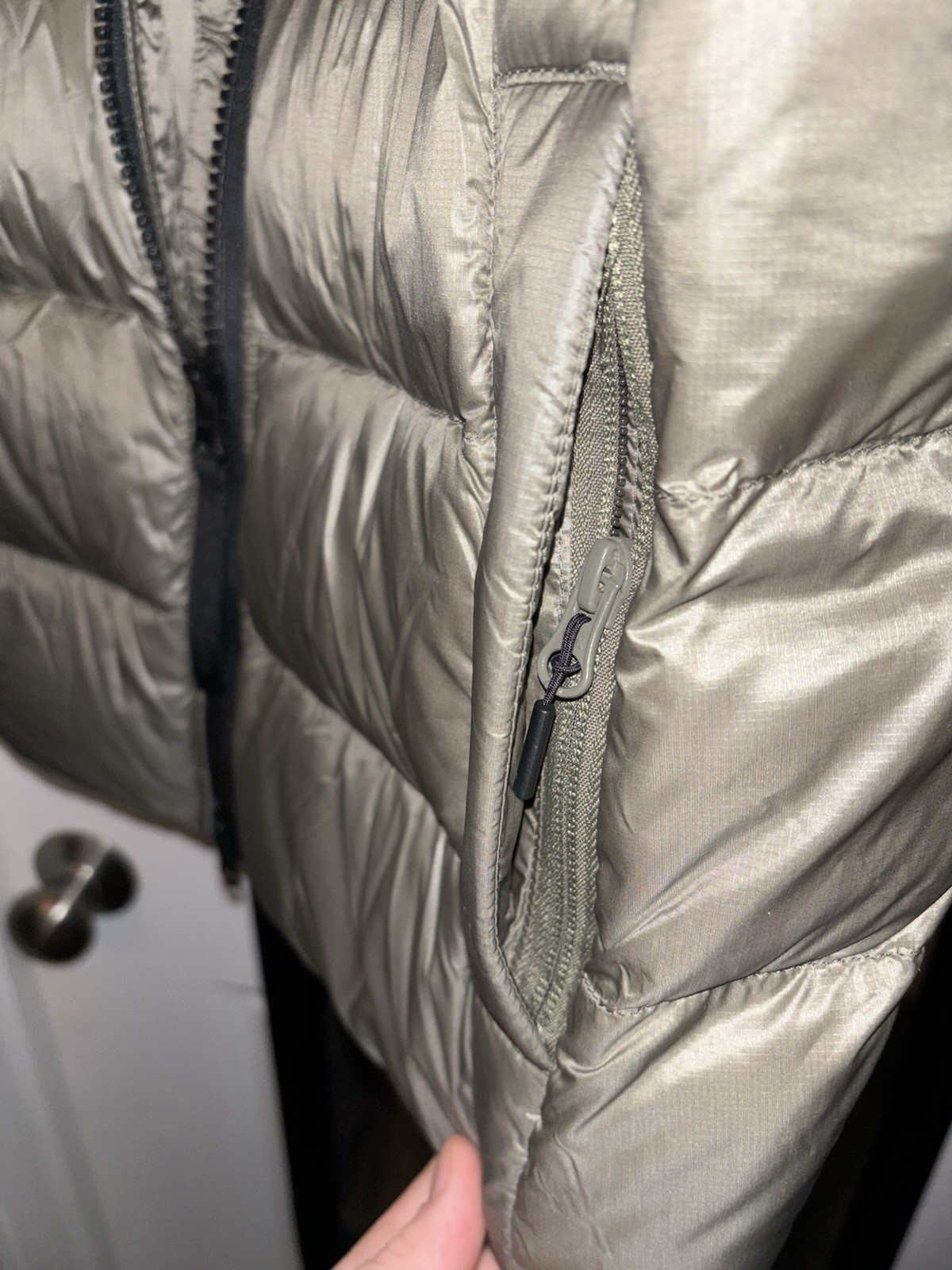 Canada Goose Smokey Sage Puffer Vest Unisex S Crofton Vest Black Label thumbnail 4