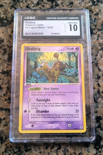 Girafarig graded CGC 10 for sale on eBay