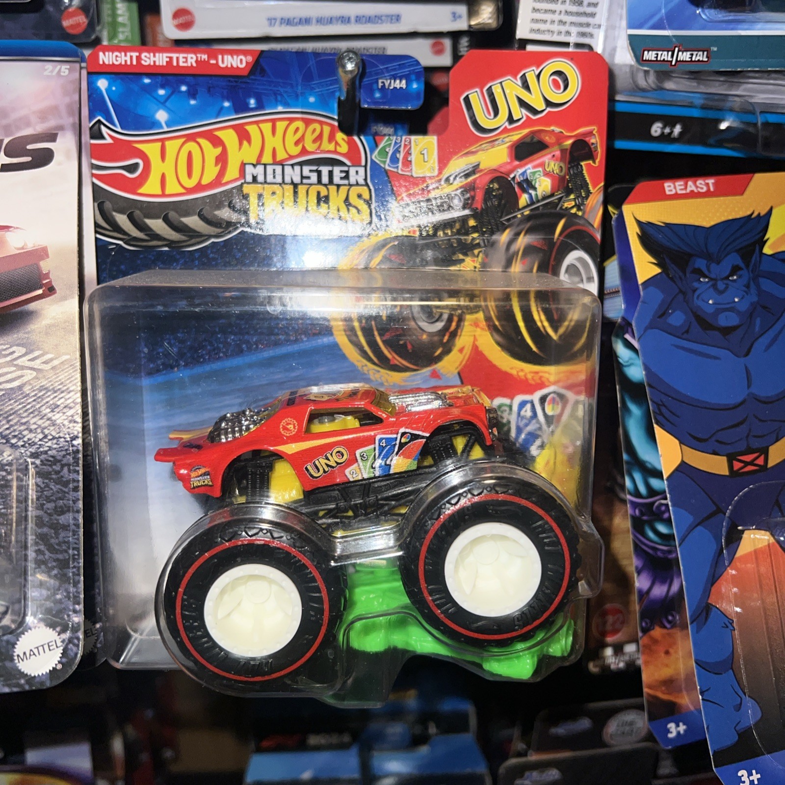 Hot Wheels Monster Truck “Night Shifter UNO” TREASURE HUNT 🔥2025🔥VHTF
