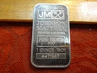 Johnson Matthey 1 Oz .999 Silver Bar - No Reserve - Free S&H USA