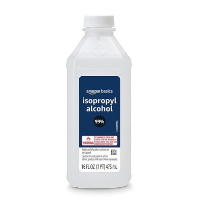 Amazon Basics 99% Isopropyl Alcohol First Aid For 16 Fl Oz (Pack of 1) 