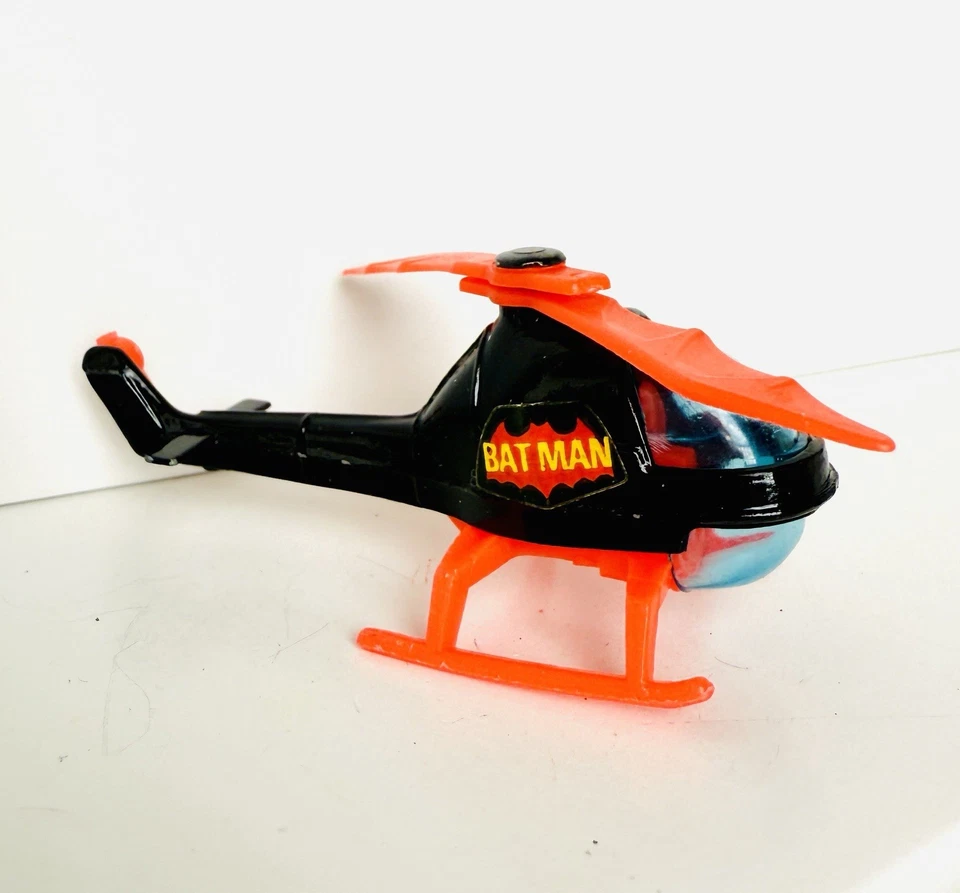 70s Corgi Juniors Batcopter 1976 Batman Die Cast Helicopter Made in Gt. Britain - Image 3 of 4