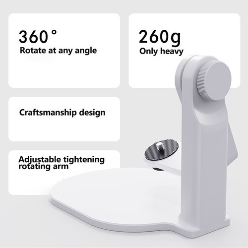 Projector Stand Desktop Mount Adjustable 360° Rotation Holder Stand For Bedside - Afbeelding 9 van 14