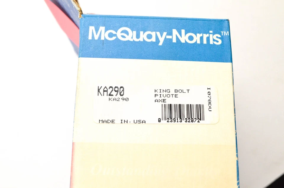 McQuay-Norris KA290 Steering King Pin Kit Nuevo de Lote Antiguo Foto 3 de 3