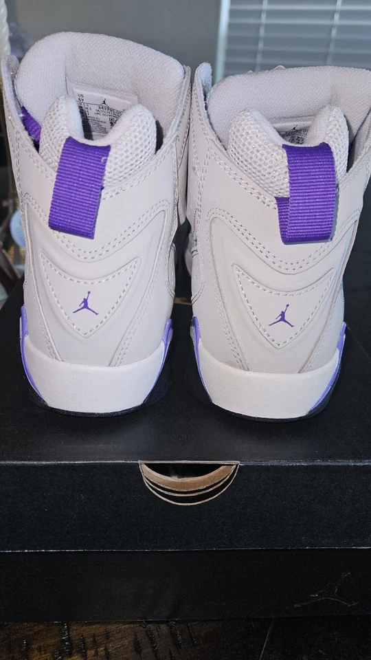 Jordan True Flight Sneakers Grey/Purple - Image 2 of 4