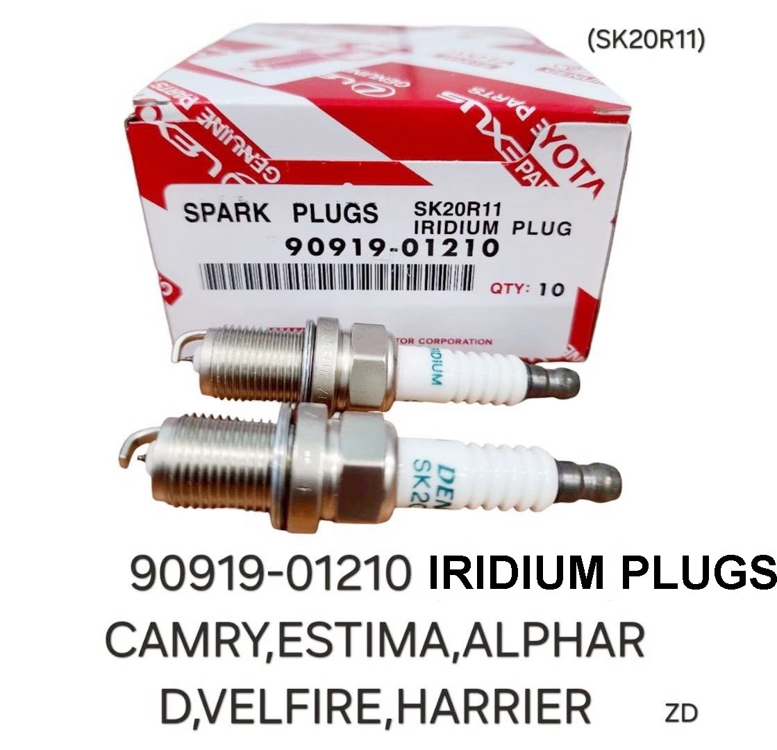 TOYOTA Genuine Spark Plugs CAMRY ESTIMA,ALPHARD VELFIRE HARRIER 90919-01210 /4pc