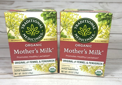 Traditional Medicinals Organic Mother's Milk Promotes Healthy Lactation 2x 12/26