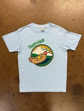 Vintage 80s Nathans Hot Dogs T Shirt Mens Large Made In USA Ched Tag Promo Tee