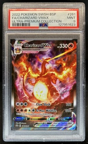 2019-2023 Pokemon SWSH Black Star Promos Charizard VMAX #SWSH261 PSA 9