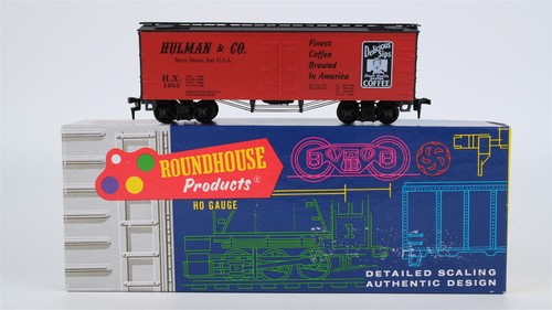 Roundhouse H0 7813 Gedeckter Güterwagen "Hulman Coffee" | Zustand: Gebraucht
