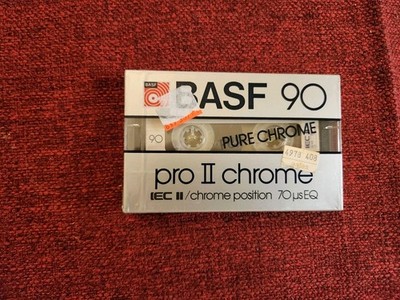 BASF Pro II CR Chrome 90 HIGH BIAS Audio Cassette Tape SEALED NEW Old Stock NOS