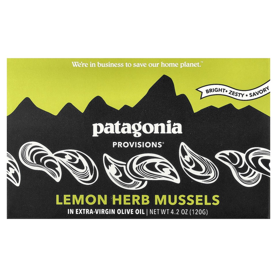 Lemon Herb Mussels In Extra-Virgin Olive Oil, 4.2 oz (120 g)