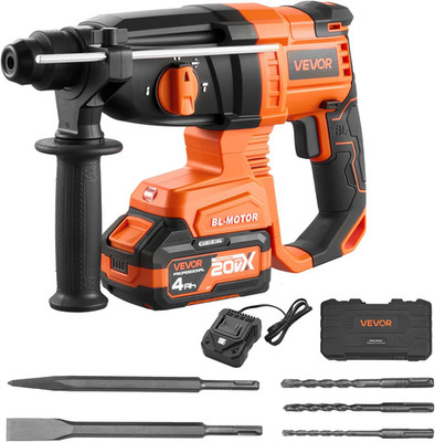 Rotary Hammer Drill 7/8 in Sds-Plus Cordless, 20V Battery Powered Rotary Hammer