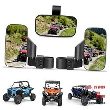 UTV Side Mirrors And Center Mirror with 1.6" to 2" Roll Bar Cage, Adjustable
