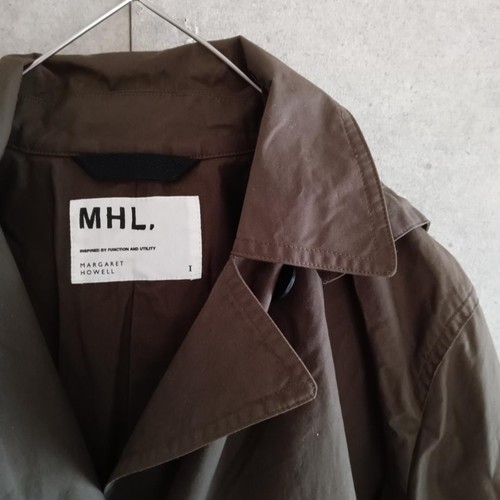MHL Margaret Howell Hooded Trench Coat S Cotton Vintage Excellent Condition - Picture 4 of 10
