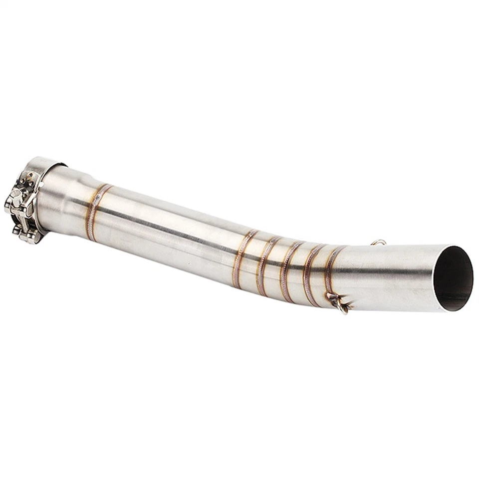 Tubo medio de acero inoxidable de 51 mm para Yamaha YZF R6 1999 2000 2001 2002 2003-2005 Foto 3 de 4