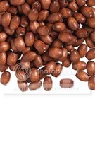 50 Brown Coated Boxwood Wooden Wood Craft Beads Many Sizes  Shapes Small-Big