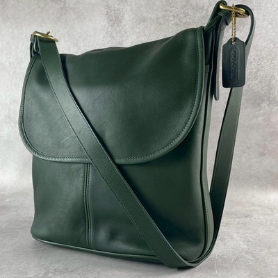 【vintage】ECO LEATHER SHOULDER BAG Bayside84 Multipocket Shoulder Bag - Antique Blue – LUSHER.co