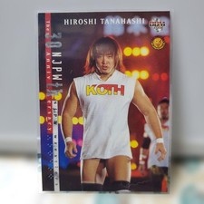 Hiroshi Tanahashi NJPW Trading Card 1999 Debut 181cm 107kg Sign Display