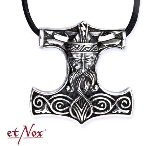 Pendentif marteau de Thor Mjölnir idée cadeau homme avec chaîne acier celtique