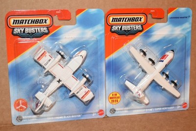 Matchbox Sky Busters LOCKHEED C-130 HERCULES & TWIN ENGINE BLAZE BUSTER NEW