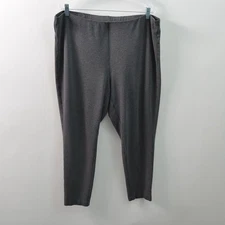 J Jill Ponte Leggings Womens 3X Gray 25" Inseam Pull On Stretch Flaw
