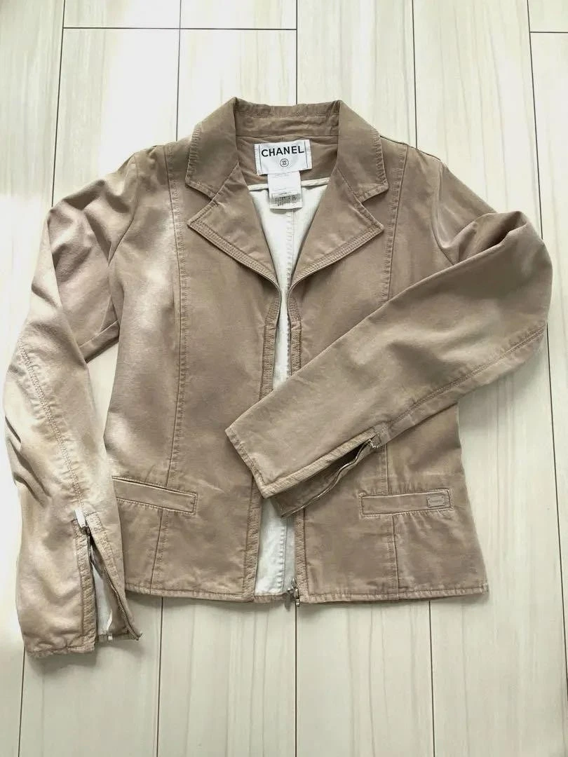 CHANEL giacca di jeans gonna tuta set giacca 40 taglia gonna 36 taglia