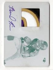 2012 Panini Bernard Pierce Rookie Materials Signatures Printing Plates Cyan #/1