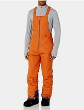 Arctix Mens Essential Insulated Snow Bib Overalls Orange Small , 32" Inseam