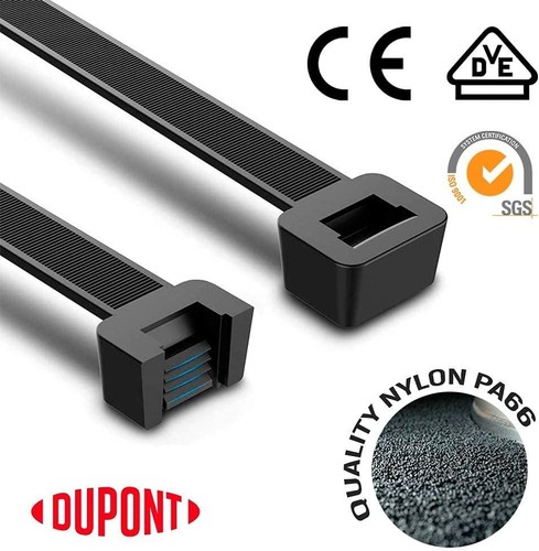 Bridas con cremallera de cable de alta resistencia ALBO - 8-24", negro/blanco, 100-5000 piezas - Imagen 79 de 164