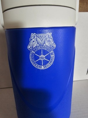 Coleman 1/2 Gallon Beverage Cooler blue & White Jug w/ Handle