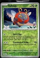 Volbeat 009/167 Common Twilight Masquerade Pokemon Reverse Holo Lightly Played